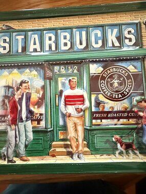 Vintage Starbucks Biscuit Tin